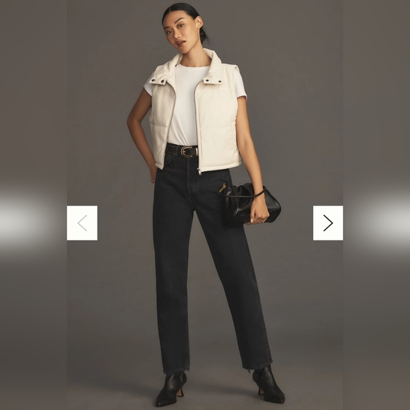 Anthropologie Jackets & Blazers - Anthropologie Faux Leather Vest